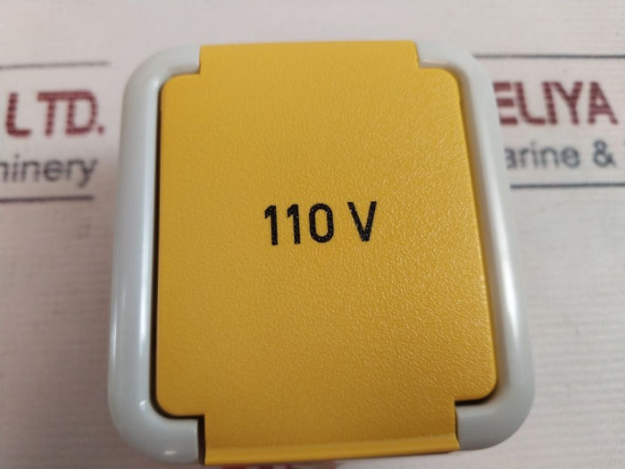 Peha 6600-102 US Socket 1-Gang With Snap Cover 15A 125V IP44