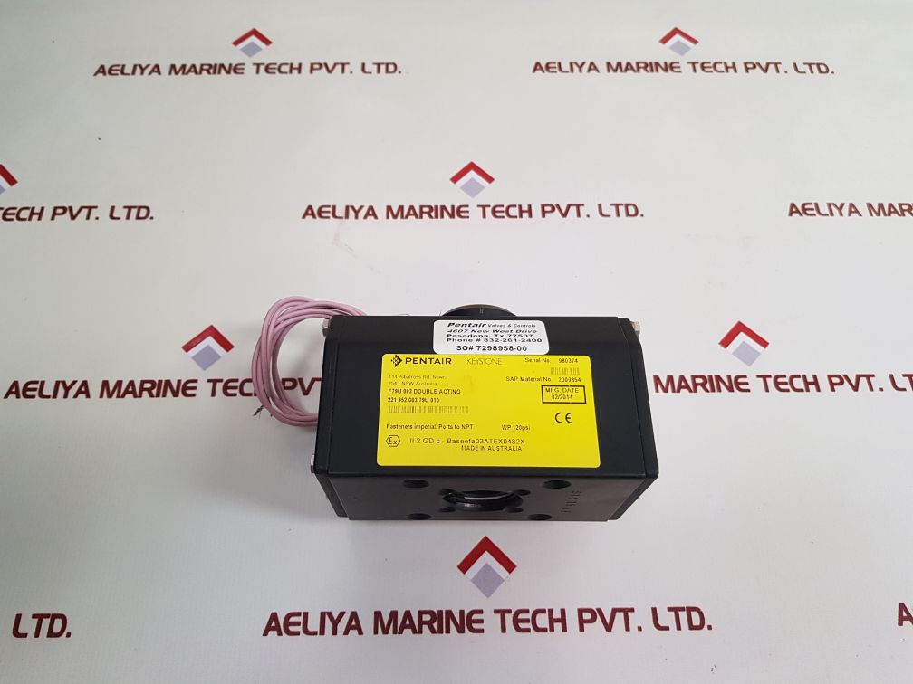 Pentair 221 952 003 79U 010 Flow Control Keystone