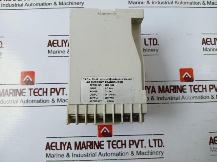 Pepl Pyrotech Electrical Transducer 220 Vac , 04 – 20 Ma