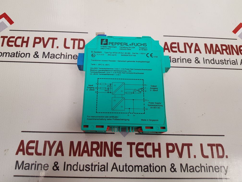 Pepperl+Fuchs Kfd2-cr-ex1.30-300 Transformer Isolated Repeater