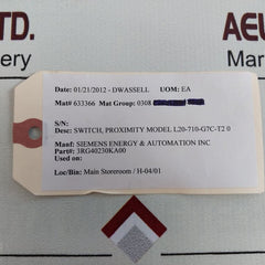 Pepperl+Fuchs 3Rg4023-0Ka00-pf Inductive Proximity Switch