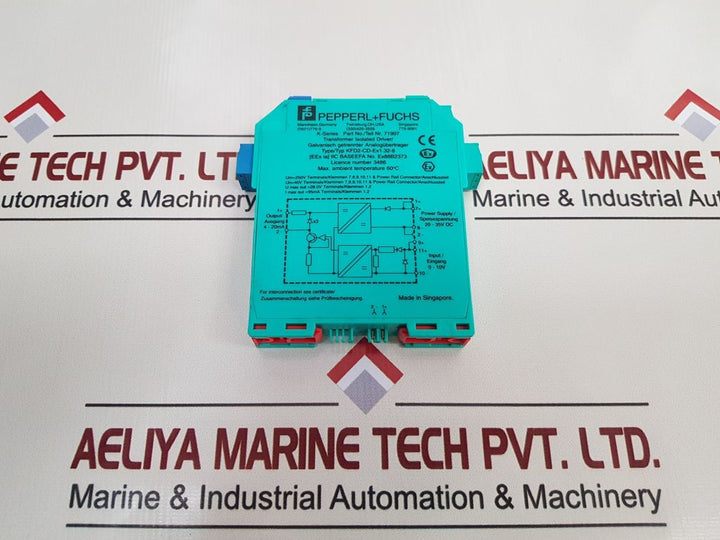 Pepperl+Fuchs Kfd2-cd-ex1.32-8 Transformer Isolated Driver 71907