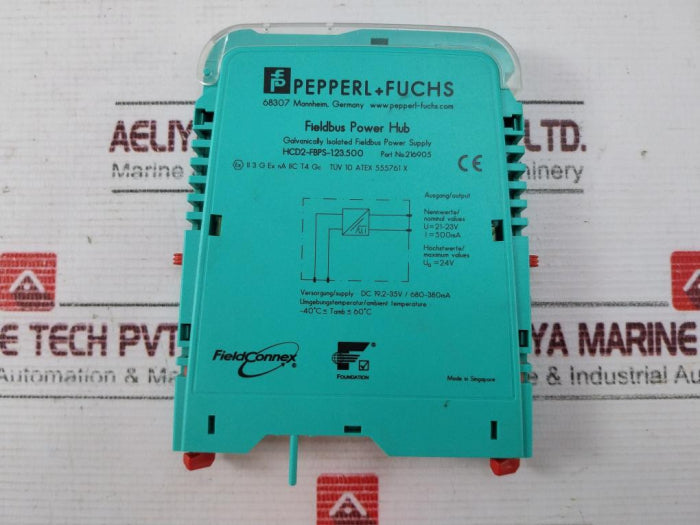 Pepperl+Fuchs Hcd2-fbps-1.23.500 Galvanically Isolated Fieldbus Power Supply