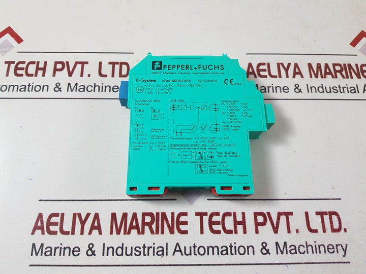 Pepperl+Fuchs Kfa6-sr2-ex1.W.Lb Switching Amplifier