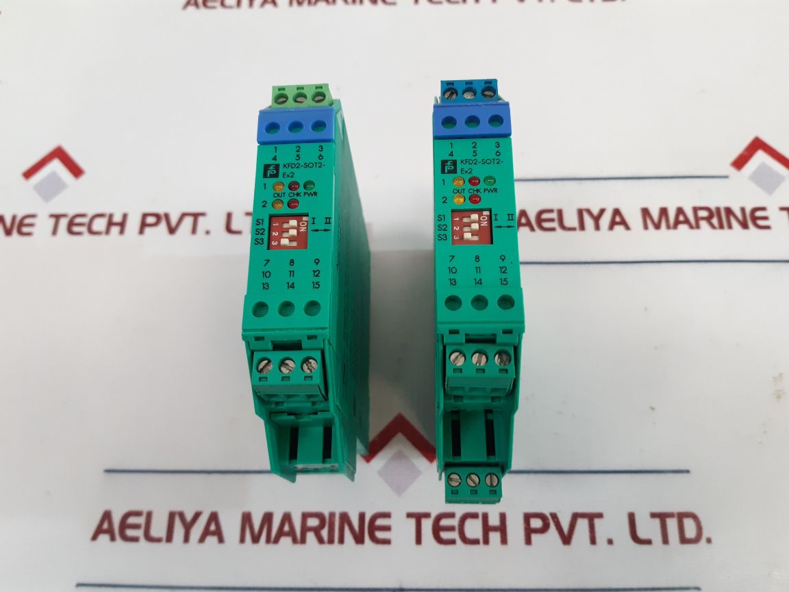 Pepperl+Fuchs K-system Kfd2-sot2-ex2 Switch Amplifier 109563S Used
