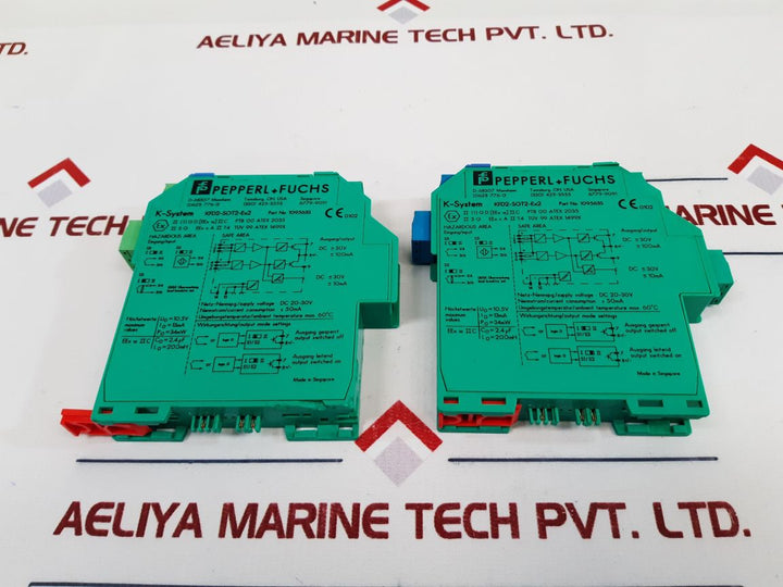 Pepperl+fuchs k-system kfd2-sot2-ex2 switch amplifier 109563s