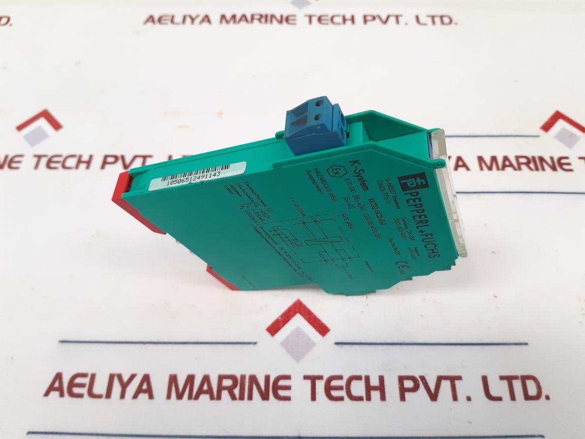 Pepperl+fuchs k-system kcd2-scd-ex1 safety barrier 186228