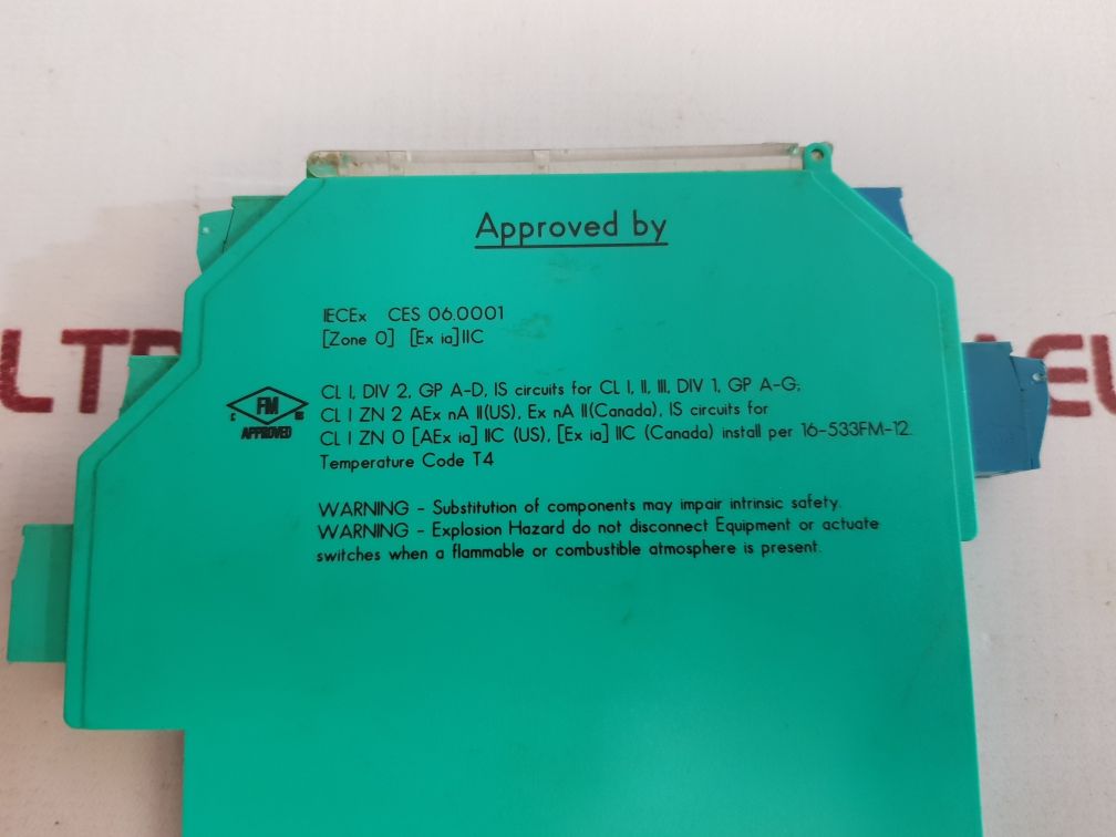 Pepperl+fuchs kcd2-stc-ex1 transmitter power supply 185535