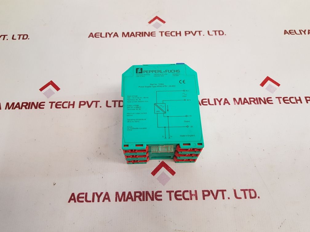 Pepperl+Fuchs Kfa5-str-1.26.600 Safety Barrier Power Supply 100-130V Ac 47-66Hz