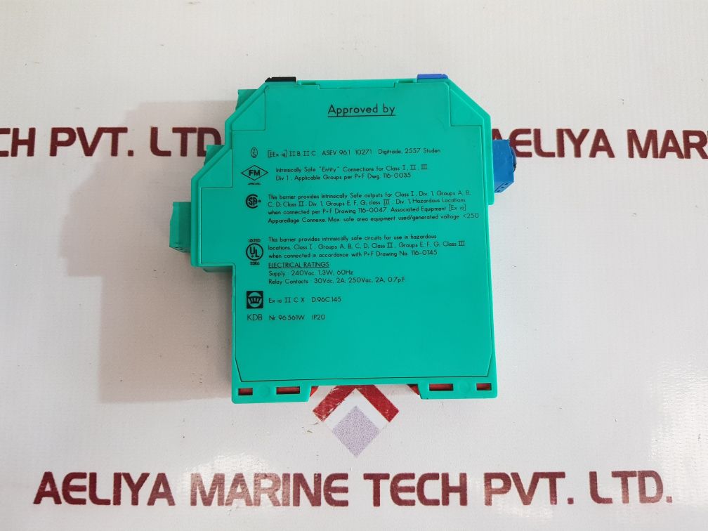 Pepperl+fuchs kfa6-sr2-ex1.w.lb switch amplifier