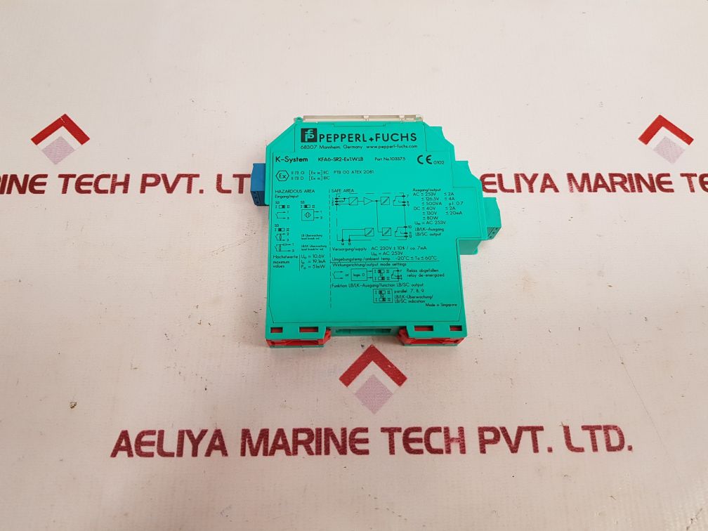 Pepperl+Fuchs Kfa6-sr2-ex1.W.Lb Switching Amplifier 103375