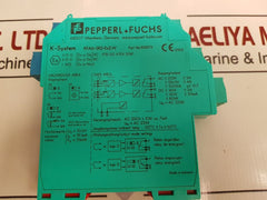 Pepperl+Fuchs K-system Kfa6-sr2-ex2.W Switch Amplifier 103373