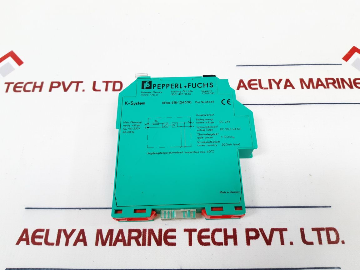 Pepperl+Fuchs K-system Kfa6-str-1.24.500 Power Supply 46544