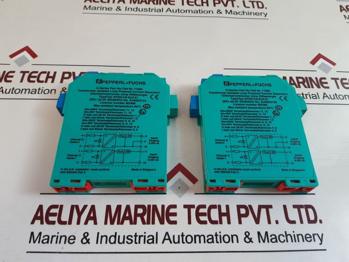 Pepperl+Fuchs Kfd0-cs-ex2.51 Current Driver/ Separator 71990