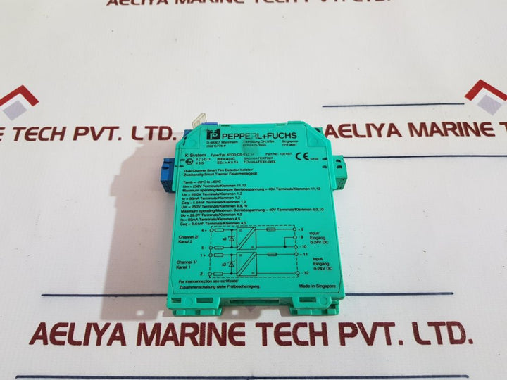 Pepperl + Fuchs K-system Kfd0-cs-ex2.54 Isolated Barrier 107497
