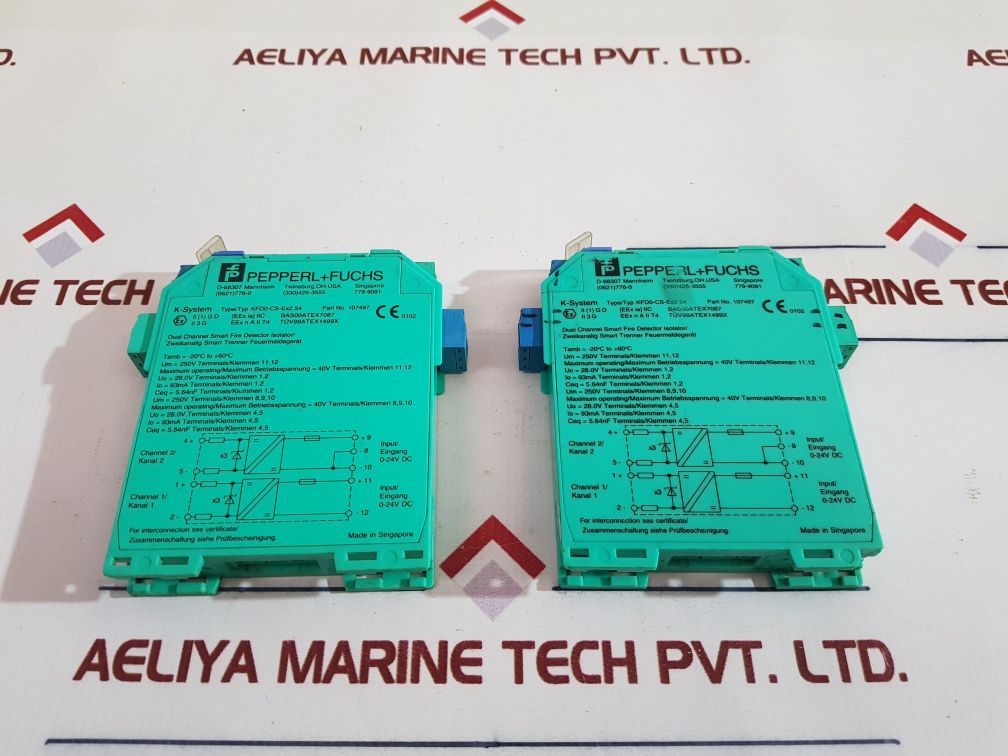 Pepperl + Fuchs K-system Kfd0-cs-ex2.54 Isolated Barrier 107497