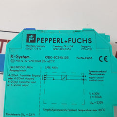 PEPPERL+FUCHS K-System KFD0-SCS-EX1.55 Safety Barrier 41655