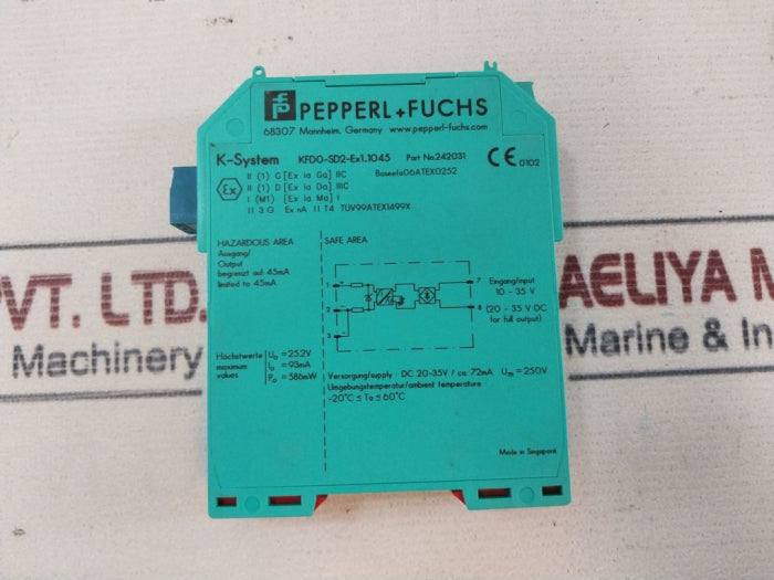 Pepperl+Fuchs KFD0-SD2-EX1.1045 Solenoid Driver