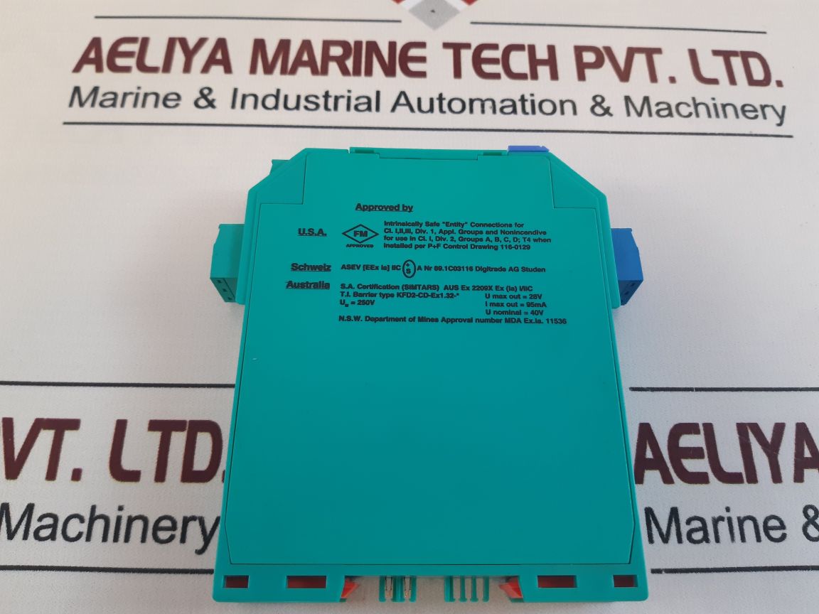 Pepperl+Fuchs Kfd2-cd-ex1.32 Transformer Isolated Driver 71763 250V 95 Ma