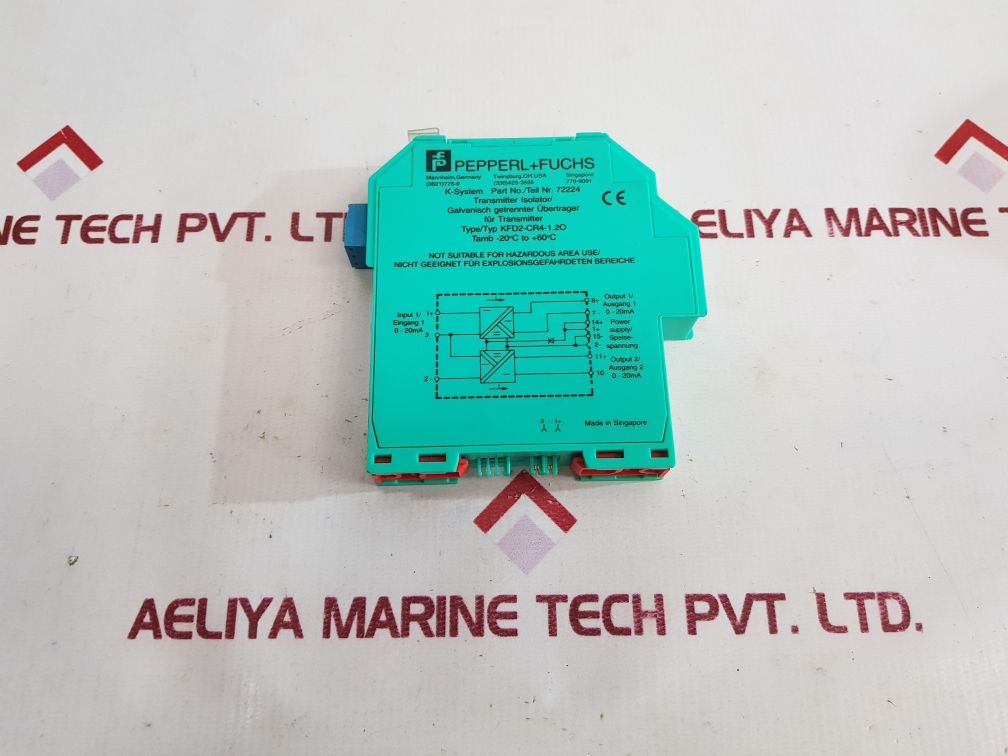Pepperl + Fuchs Kfd2-cr4-1.2O Transmitter Isolator 72224