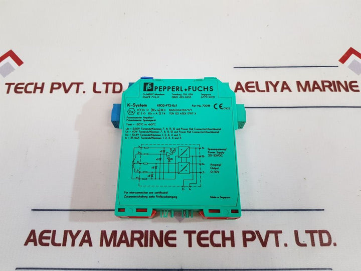 Pepperl+Fuchs K-system Kfd2-pt2-ex1 Potentiometer Amplifier 72018