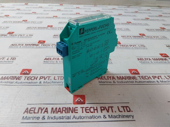 Pepperl+Fuchs Kfd2-sl2-ex1.Lk.1045 Solenoid Driver 203284 19-30Vdc 100-60Ma