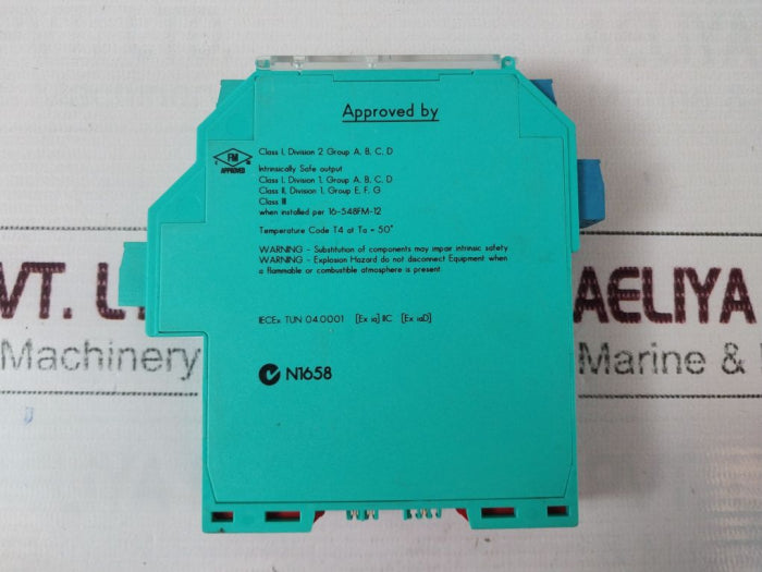 Pepperl+Fuchs Kfd2-sl2-ex2.B Safety Barrier 184259 Dc 20-30V/165-100Ma