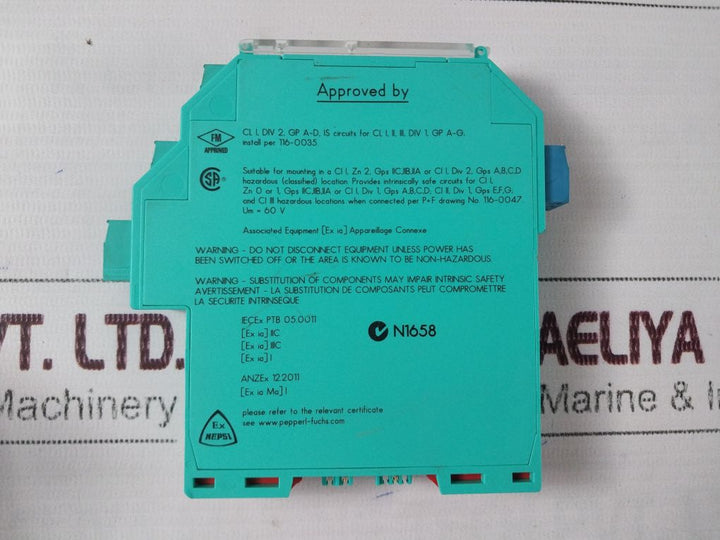 Pepperl+Fuchs Kd2-sot2-ex1.Lb.Io K-system Isolated Barrier 181004