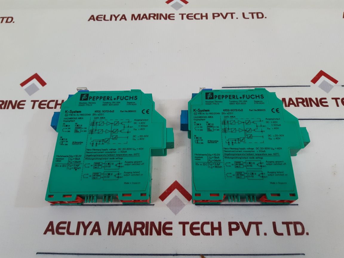 Pepperl+Fuchs Kfd2-sot2-ex2 Switch Amplifier 38360S