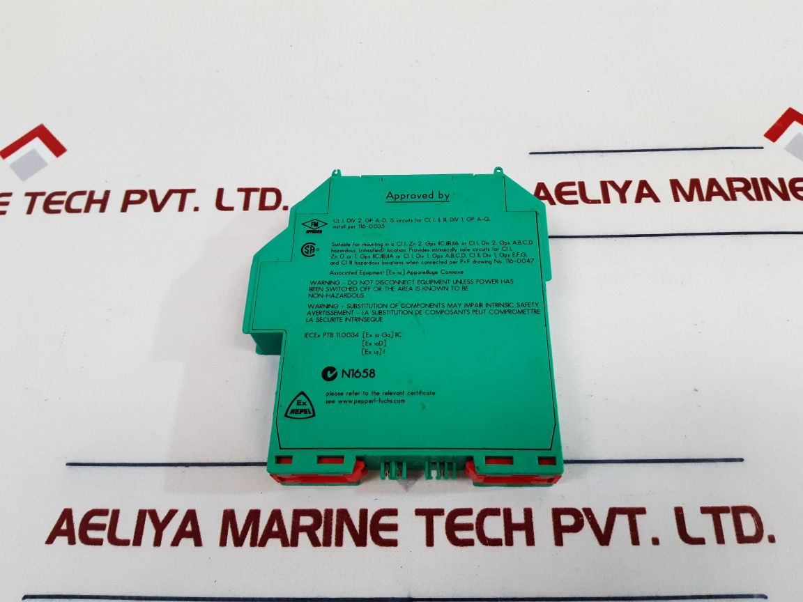 Pepperl+Fuchs K-system Kfd2-sr2-ex1.W.Lb Switch Amplifier 132959