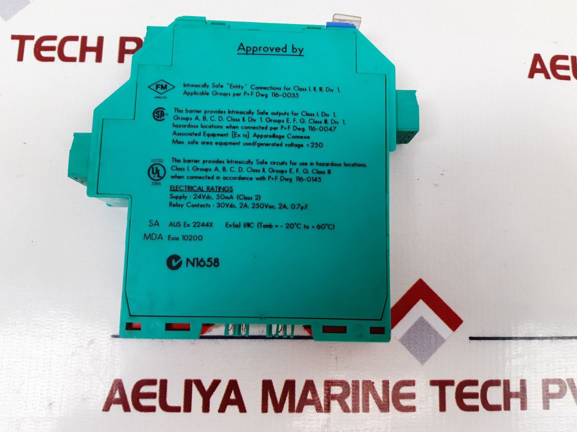 Pepperl+Fuchs K-system Kfd2-sr2-ex1.W Switch Amplifier 103367S