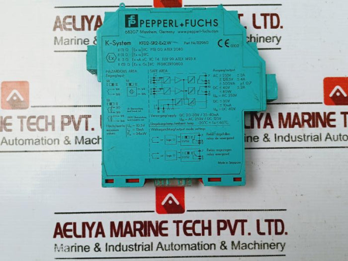 Pepperl+Fuchs Kfd2-sr2-ex2.W Switch Amplifier 132960 Ac 253V/ Dc 125V