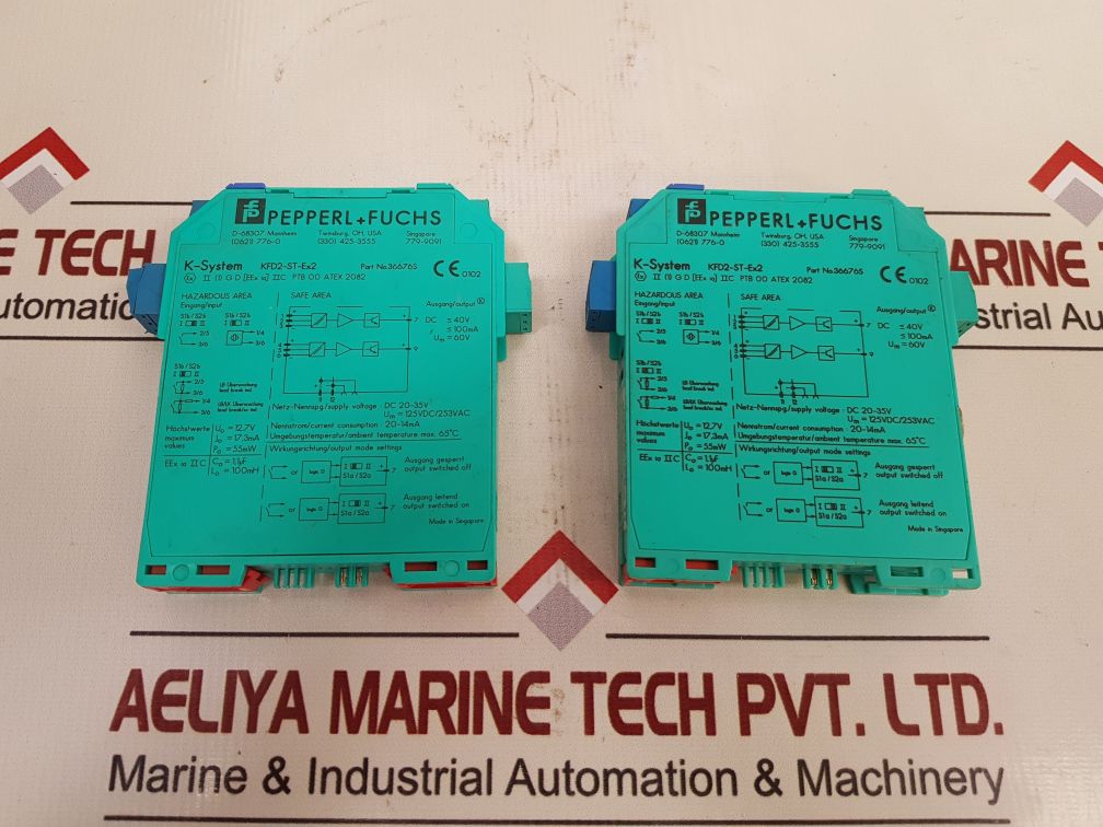 Pepperl+Fuchs K-system Kfd2-st-ex2 Safety Relay Module