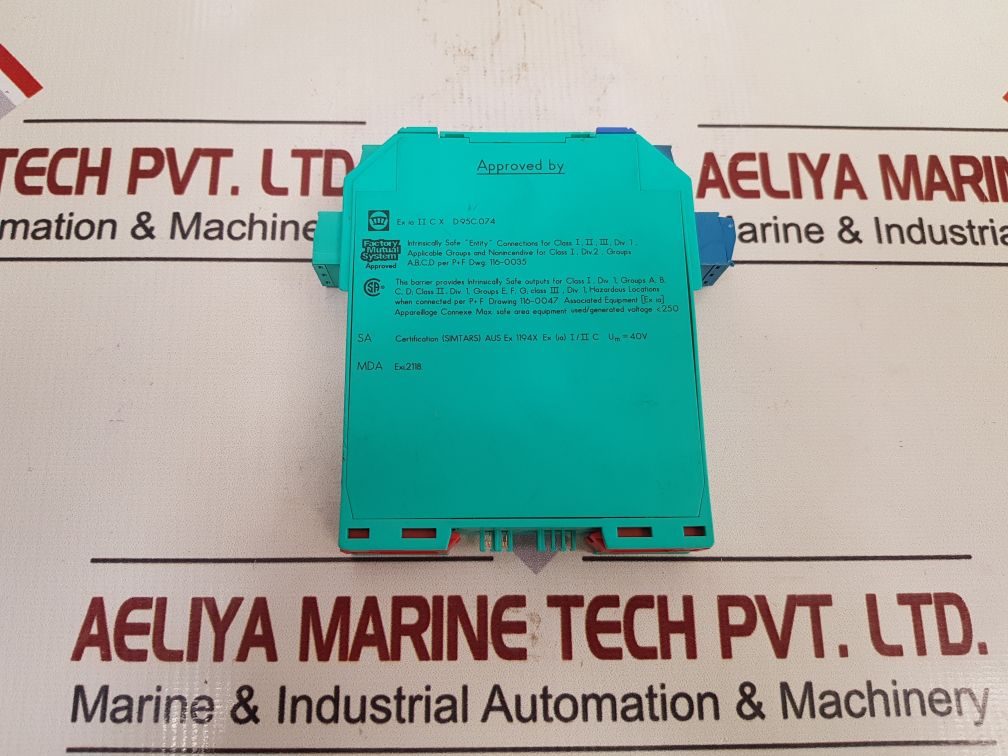 Pepperl+Fuchs K-system Kfd2-st-ex2 Safety Relay Module