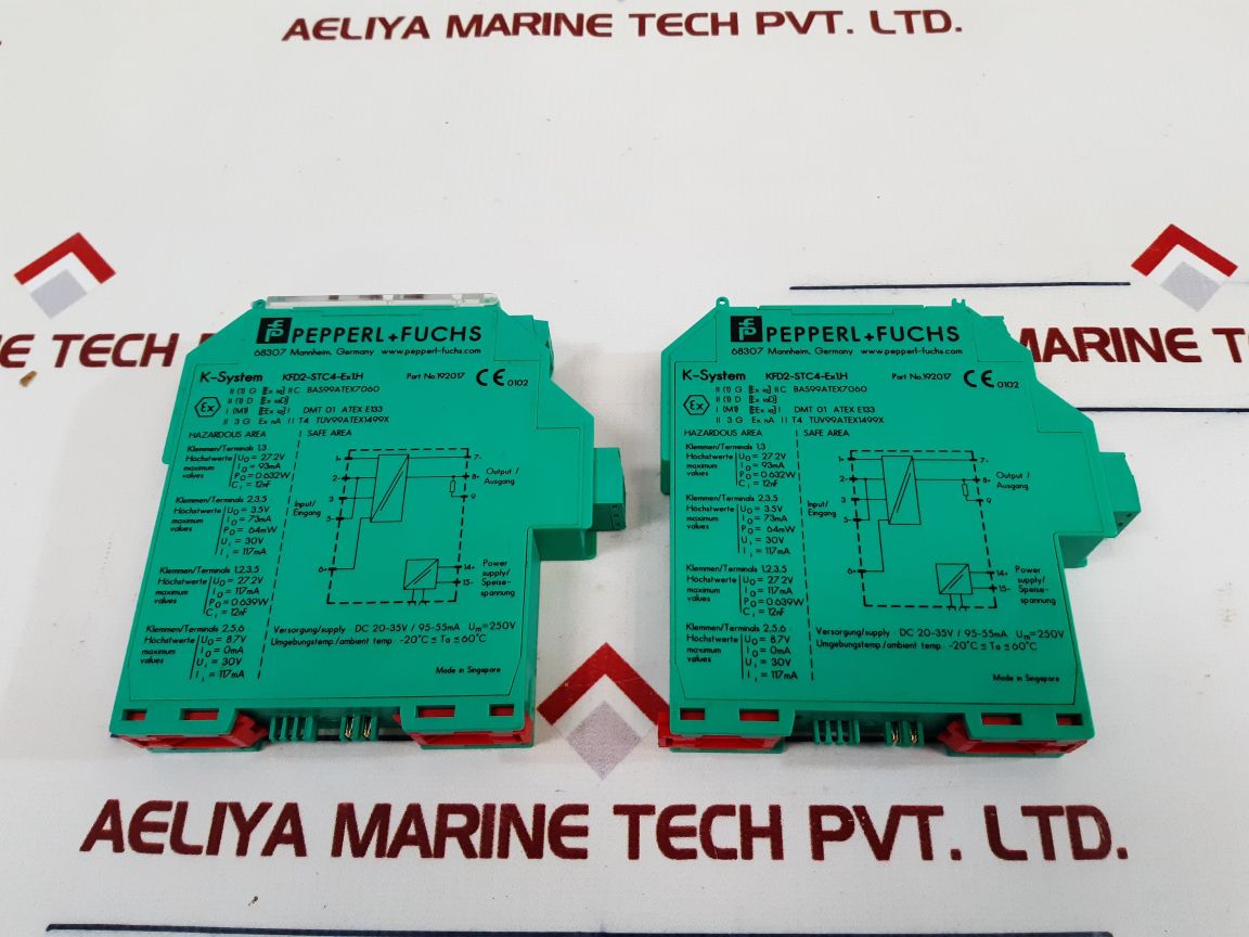 Pepperl+Fuchs K-system Kfd2-stc4-ex1.H Transmitter Power Supply 192017