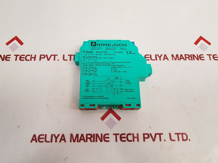Pepperl+Fuchs Kfd2-stc4-ex1 Smart Transmitter Isolator 122580