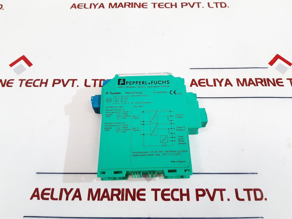 Pepperl+Fuchs K-system Kfd2-stc4-ex2 Isolated Barrier 229332