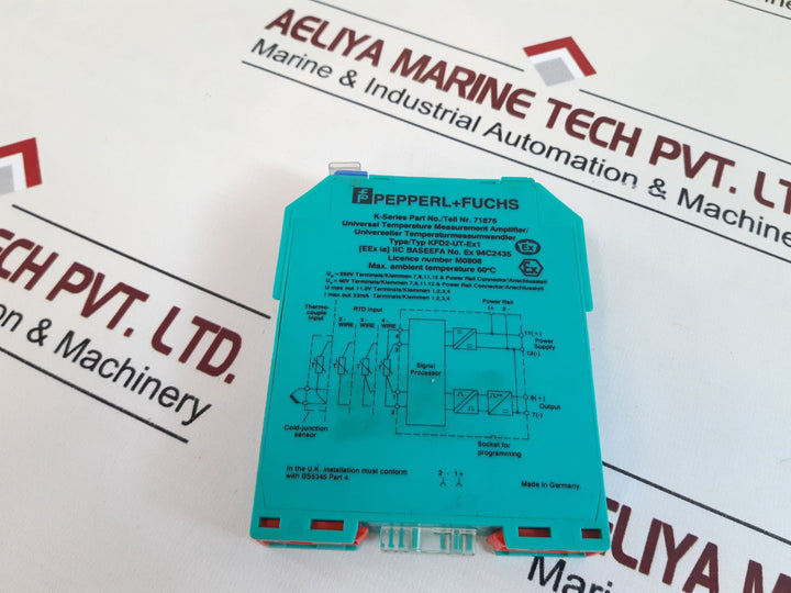 Pepperl+Fuchs Kfd2-ut-ex1 Universal Temperature Measurement Amplifier 71876