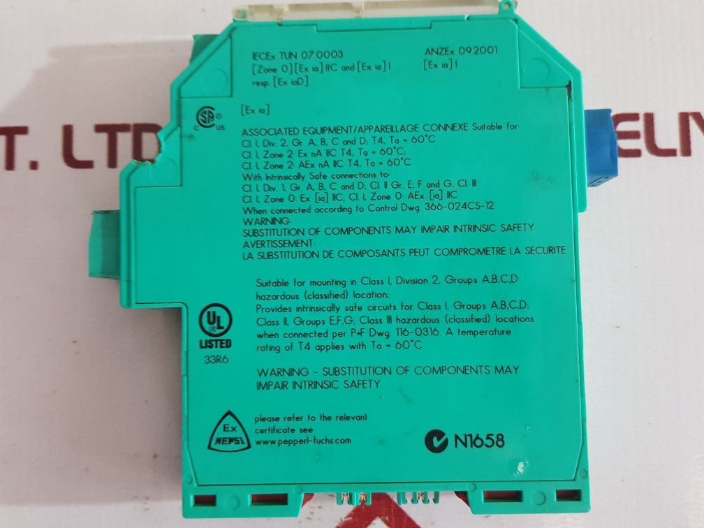 Pepperl + Fuchs K-system Kfd2-ut2-ex1 248764 Isolated Barrier