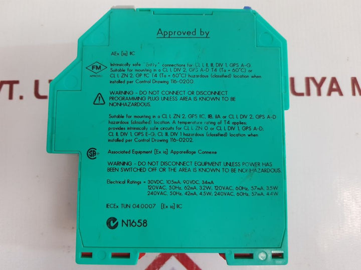 Pepperl+Fuchs K-system Kfu8-uft-ex2.D Isolation Barriers