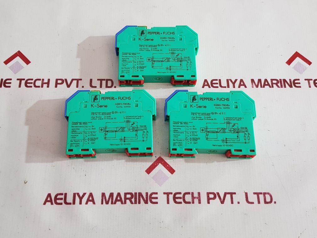 Pepperl+fuchs k series kg30-t30/ex safe barrier 14493s