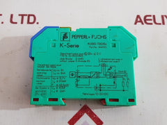 Pepperl+fuchs k series kg30-t30/ex safe barrier 14493s