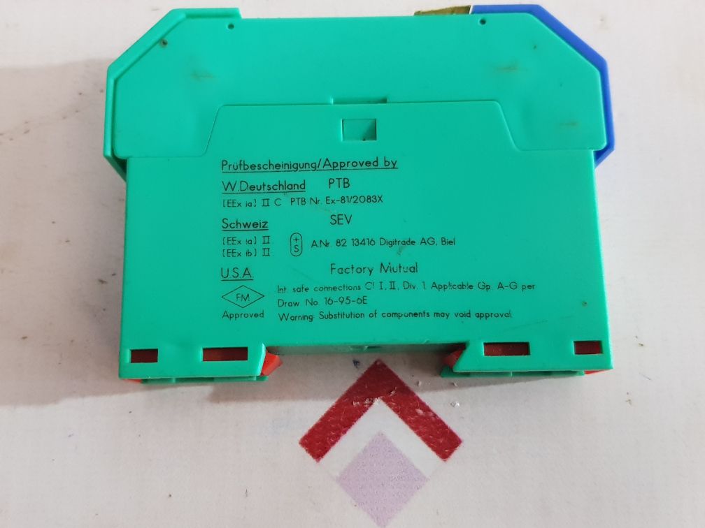 Pepperl+fuchs k series kg30-t30/ex safe barrier 14493s