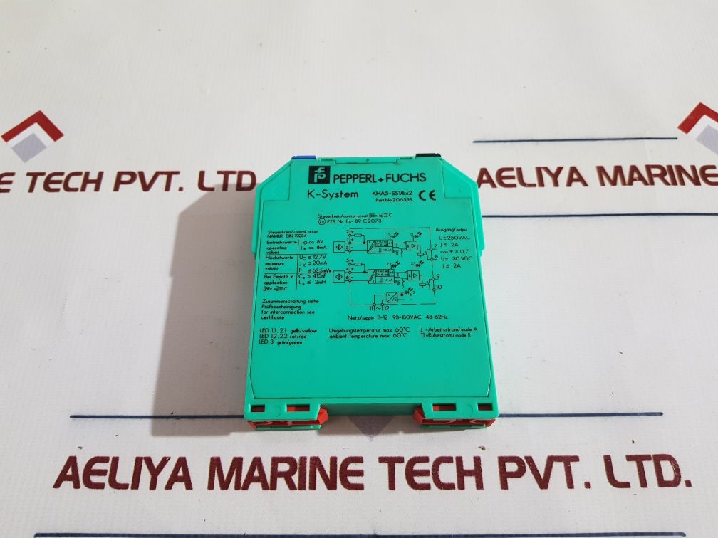 Pepperl+fuchs kha5-ss1/ex2 Switch Amplifier 20653s U 250Vac