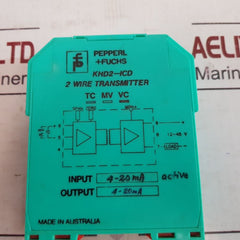 Pepperl+Fuchs Khd2-icd 2 Wire Transmitter