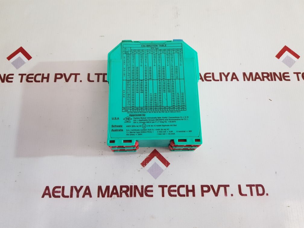 Pepperl+fuchs khd2-itr/ex1 temperature rtd amplifier 71170