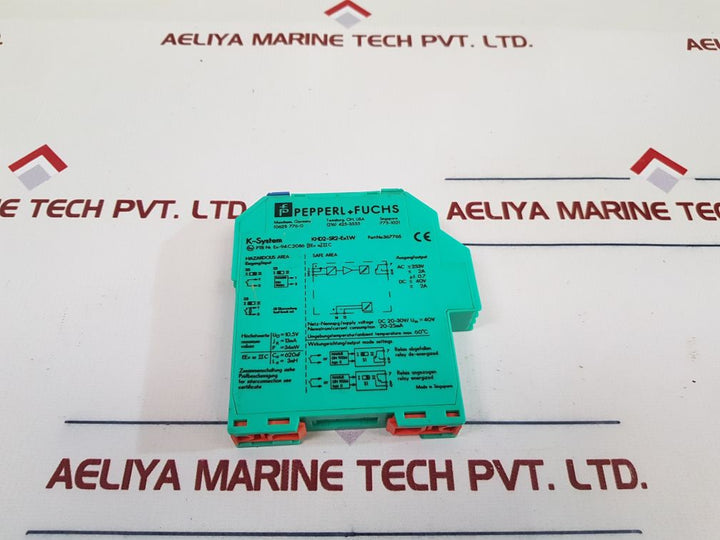 Pepperl+fuchs khd2-sr2-ex1.w switching amplifier 36776s