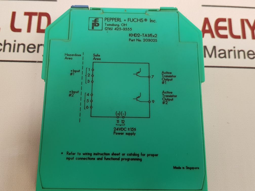 Pepperl+fuchs khd2-ta1/ex2 switching module 20302s