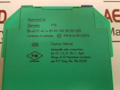 Pepperl+fuchs khd2-ta1/ex2 switching module 20302s