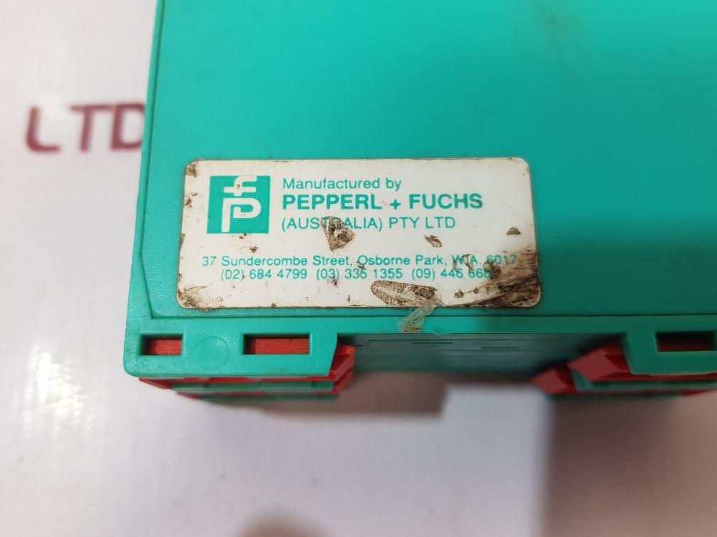Pepperl+Fuchs Kht-rtd Isolated Dual Trip Amplifier – Aeliya Marine Tech